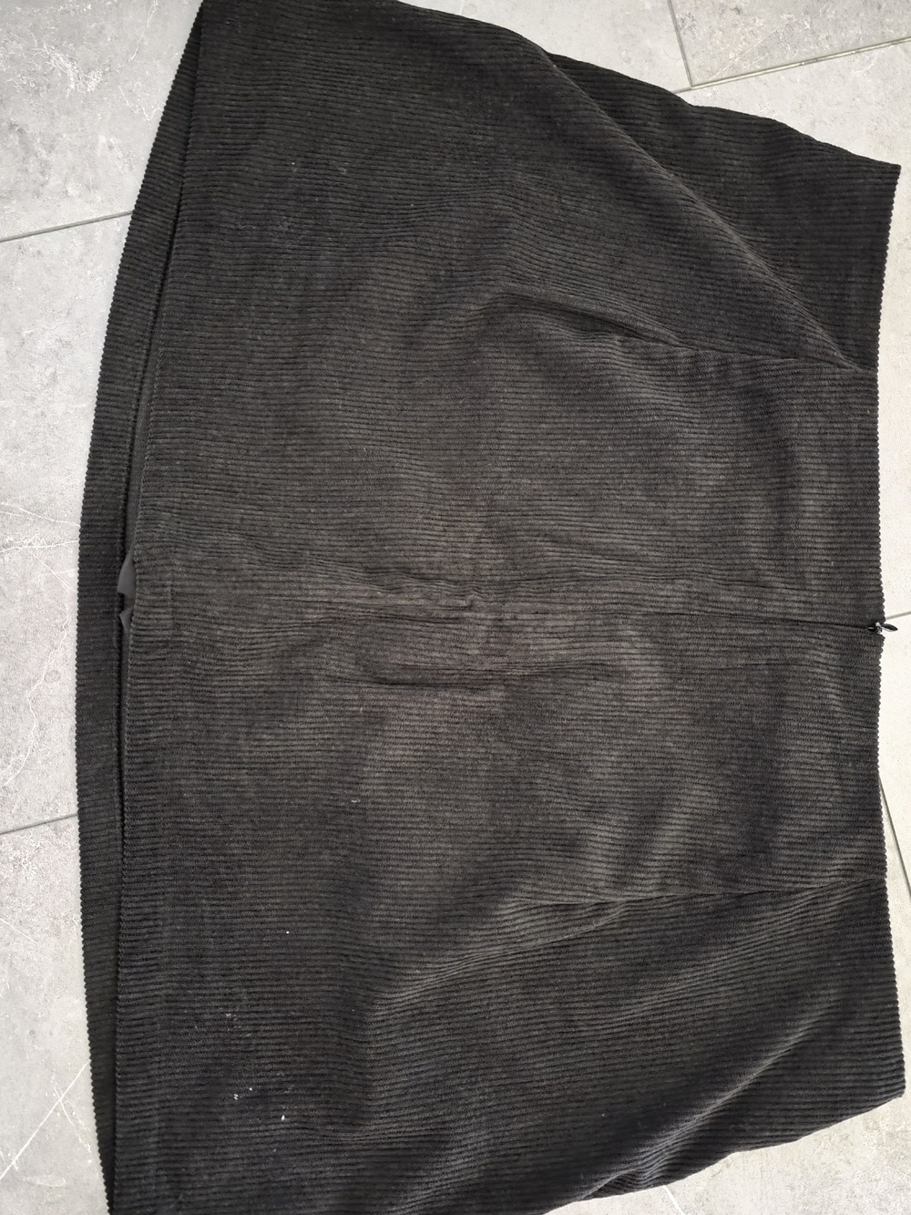 Halara Black Corduroy Mini Skort, size 1x